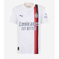 Koszulka piłkarska AC Milan Christian Pulisic #11 Strój wyjazdowy dla kobiety 2023-24 tanio Krótki Rękaw